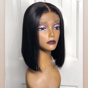 100% human hair bob wig 12” 180 density